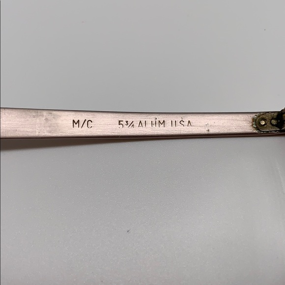 Vintage cat eye glasses two tone 10k RGP Engraved - Picture 5 of 9